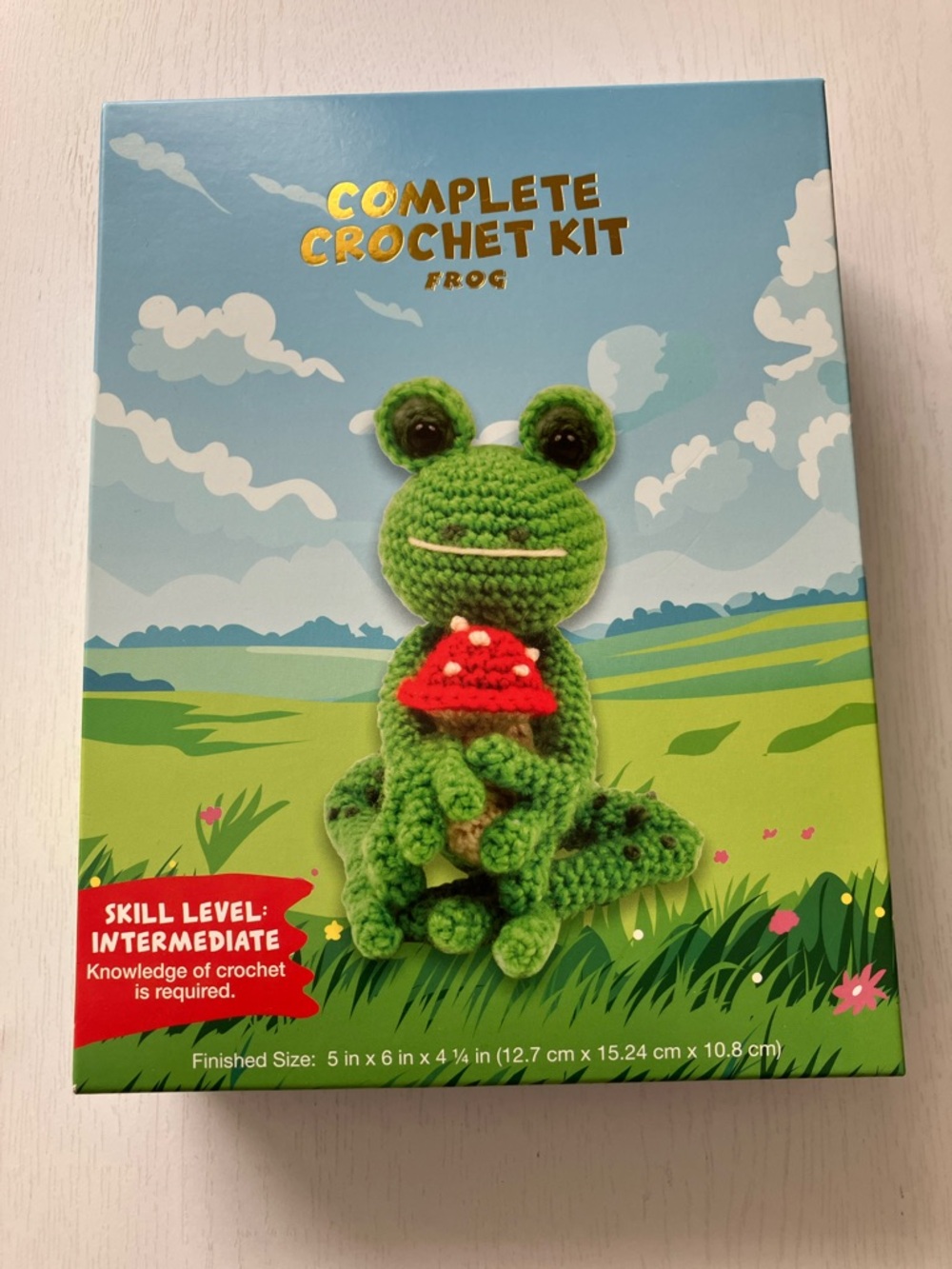 Needle Creations Complete Crochet Kit  (Frog) NWT